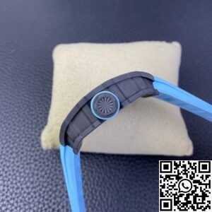 T+ Factory Richard Mille Replica Watches RM35-02 Blue Rubber Straps