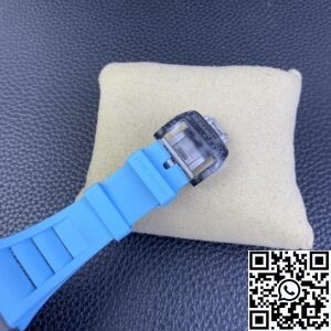 T+ Factory Richard Mille Replica Watches RM35-02 Blue Rubber Straps