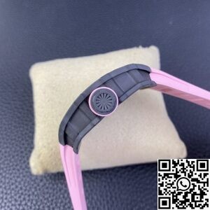 T+ Factory Richard Mille Replica Watches RM35-02 Pink Rubber Strap