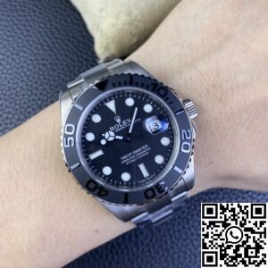 EW Factory Replica Rolex Yacht Master M226627-0001 Alcohol Black Dial Size 42mm