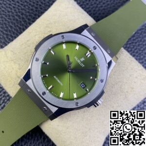 JJ Factory Replica Hublot Classic Fusion 542.NX.8970.RX Green Dial