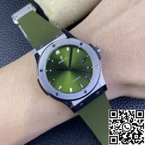 JJ Factory Replica Hublot Classic Fusion 542.NX.8970.RX Green Dial