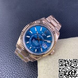 Noob Factory Replica Rolex Sky Dweller M336935-0001 Blue Dial Series