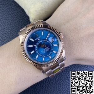 Noob Factory Replica Rolex Sky Dweller M336935-0001 Blue Dial Series
