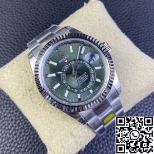 Noob Factory Replica Rolex Sky Dweller M336934-0001 Mint Green Dial Watches