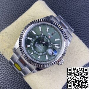 Noob Factory Replica Rolex Sky Dweller M336934-0001 Mint Green Dial Watches