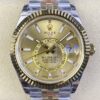 Noob Factory Replica Rolex Sky Dweller M336933-0002 Champagne Dial