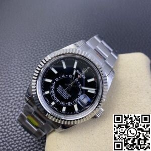 Noob Factory Replica Rolex Sky Dweller M336939-0007 Gloss Black Dial