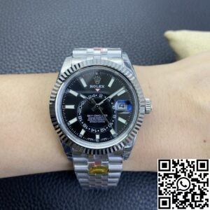 Noob Factory Replica Rolex Sky Dweller M336934-0008 Gloss Black Dial