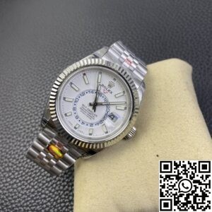 Noob Factory Replica Rolex Sky Dweller M336934-0004 White Dial