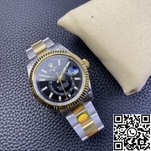Noob Factory Replica Rolex Sky Dweller M326933-0002 Gloss Black Dial Series