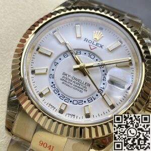 Noob Factory Replica Rolex Sky Dweller M326938-0005 White Dial Series