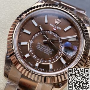 Noob Factory Replica Rolex Sky Dweller M326935-0006 Rose Gold Watch Series