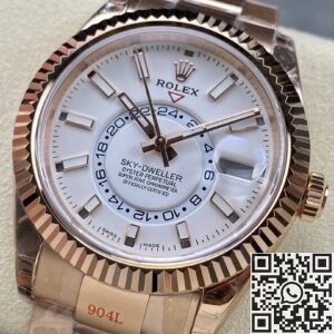Noob Factory Replica Rolex Sky Dweller M326935-0005 White Dial Series
