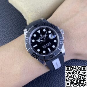 IS Factory Replica Rolex Yacht Master M226659-0002 White Gold Watch