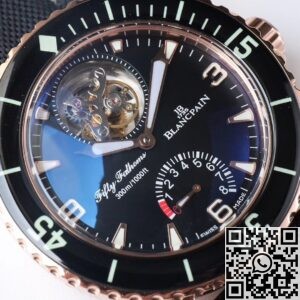 JB Factory Replica Blancpain Fifty Fathoms 5025-3630-52A Tourbillon Size 45mm Series