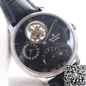 JB Factory Replica Blancpain Villeret 6025 Black Dial Size 42.5mm Series