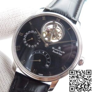 JB Factory Replica Blancpain Villeret 6025 Black Dial Size 42.5mm Series