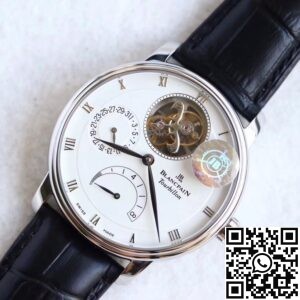 JB Factory Replica Blancpain Villeret 6025-1542-55B White Dial Size 42.5mm Series