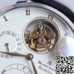 JB Factory Replica Blancpain Villeret 6025-1542-55B White Dial Size 42.5mm Series