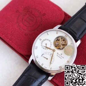 JB Factory Replica Blancpain Villeret 6025-1542-55B White Dial Size 42.5mm Series