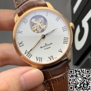 JB Factory Replica Blancpain Villeret 66240-3631-55B White Dial Size 42mm Series