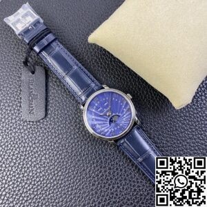 OM Factory Replica Blancpain Villeret 6654-1529-55B Blue Dial Size 40mm Series