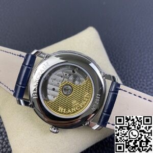 OM Factory Replica Blancpain Villeret 6654-1529-55B Blue Dial Size 40mm Series