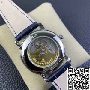 OM Factory Replica Blancpain Villeret 6654-1529-55B Blue Dial Size 40mm Series