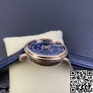 OM Factory Replica Blancpain Villeret 6654-3640-55 Blue Dial Size 40mm Series