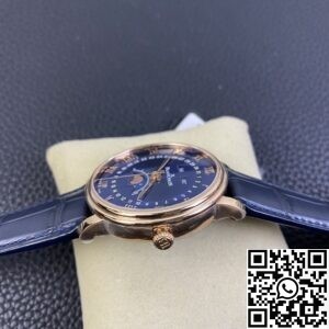 OM Factory Replica Blancpain Villeret 6654-3640-55 Blue Dial Size 40mm Series