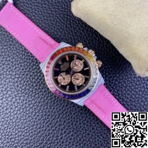 IPK Custom Rolex Daytona White Carbon Fiber Version 4130 Movement
