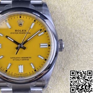 VS Factory Replica Rolex Oyster Perpetual M126000-0004 Yellow Dial Size 36mm Series