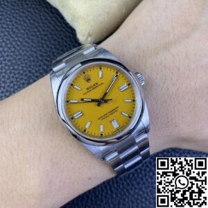 VS Factory Replica Rolex Oyster Perpetual M126000-0004 Yellow Dial Size 36mm Series