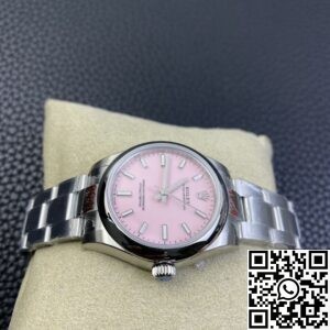 EW Factory Replica Rolex Oyster Perpetual M277200-0009 Candy Pink Dial Watch