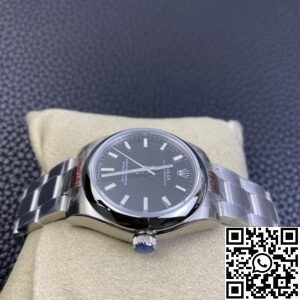 EW Factory Replica Rolex Oyster Perpetual M277200-0002 Black Dial Watch