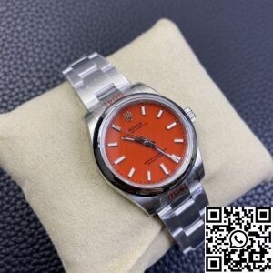 EW Factory Replica Rolex Oyster Perpetual M277200-0008 Red Dial Watch