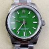 EW Factory Replica Rolex Oyster Perpetual M277200-0006 Green Dial Watch