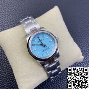 EW Factory Replica Rolex Oyster Perpetual M277200-0007 Tiffany Blue Dial Watch