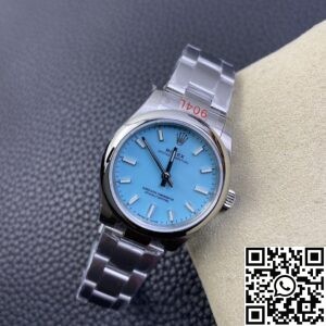 EW Factory Replica Rolex Oyster Perpetual M277200-0007 Tiffany Blue Dial Watch