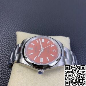 EW Factory Replica Rolex Oyster Perpetual M124300-0007 Coral Red Dial