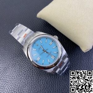 EW Factory Replica Rolex Oyster Perpetual M124300-0006 Tiffany Blue Dial Watch