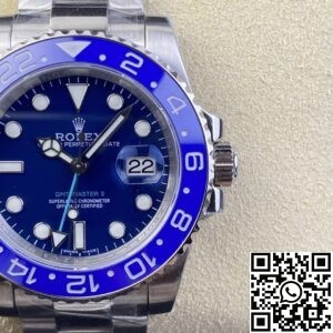 OW Factory Replica Rolex GMT Master II M126710BLNR Blue Dial Series