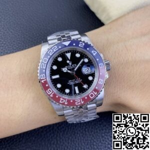 OW Factory Replica Rolex GMT Master II 116719-BLRO Black Dial Series