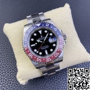 OW Factory Replica Rolex GMT Master II 116719-BLRO Black Dial Series