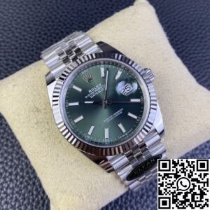 Clean Factory Replica Rolex Datejust M126334-0028 Olive Green Dial