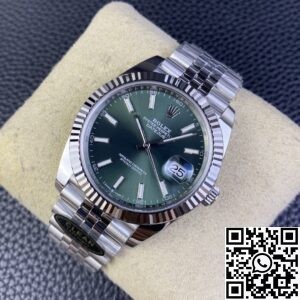 Clean Factory Replica Rolex Datejust M126334-0028 Olive Green Dial