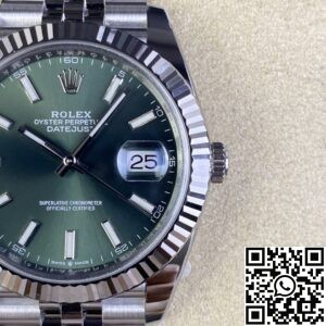Clean Factory Replica Rolex Datejust M126334-0028 Olive Green Dial