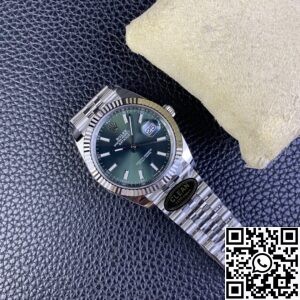 Clean Factory Replica Rolex Datejust M126334-0028 Olive Green Dial