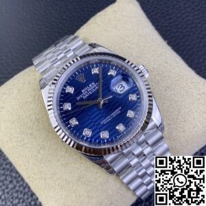 VS Factory Replica Rolex Datejust M126234-0057 Bright Blue Dial Watches